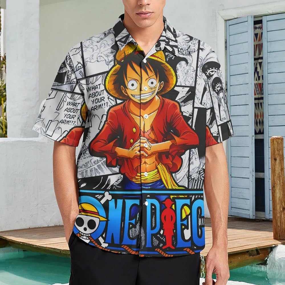 Amazon | [MEYELO] シャツ メンズ ワンピース ルフィ ONE PIECE